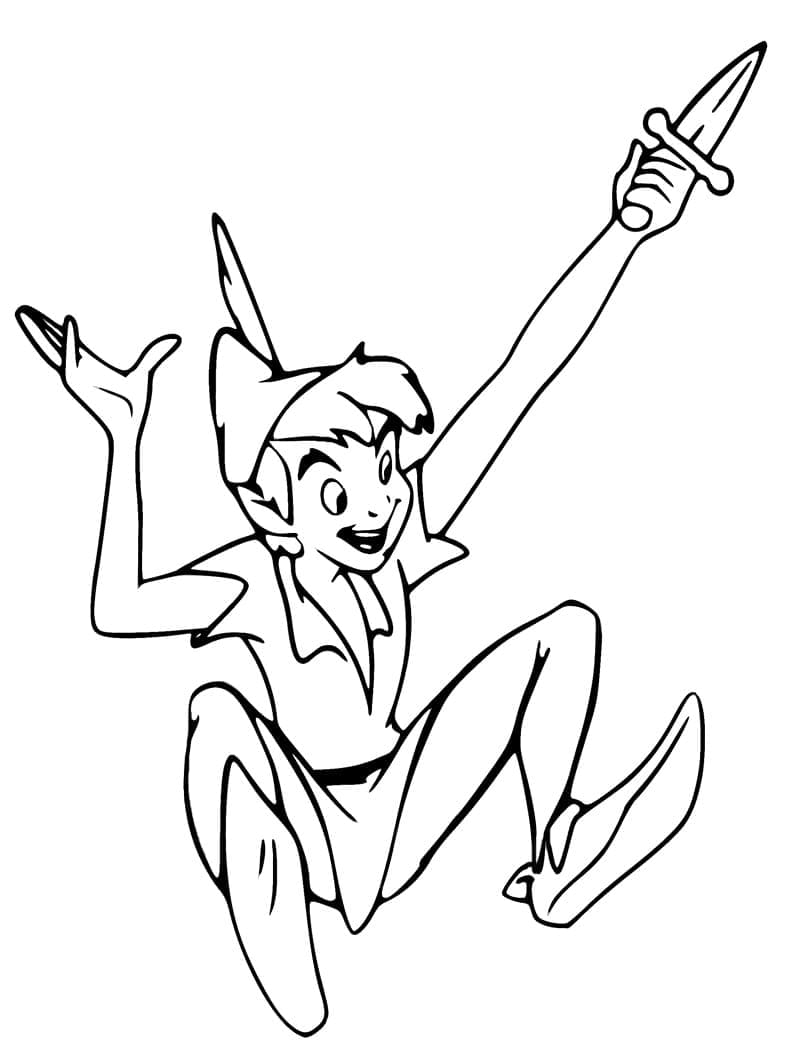 Dibujo gratuito Peter Pan #186473 de la coleccion Películas de Animación para imprimir
