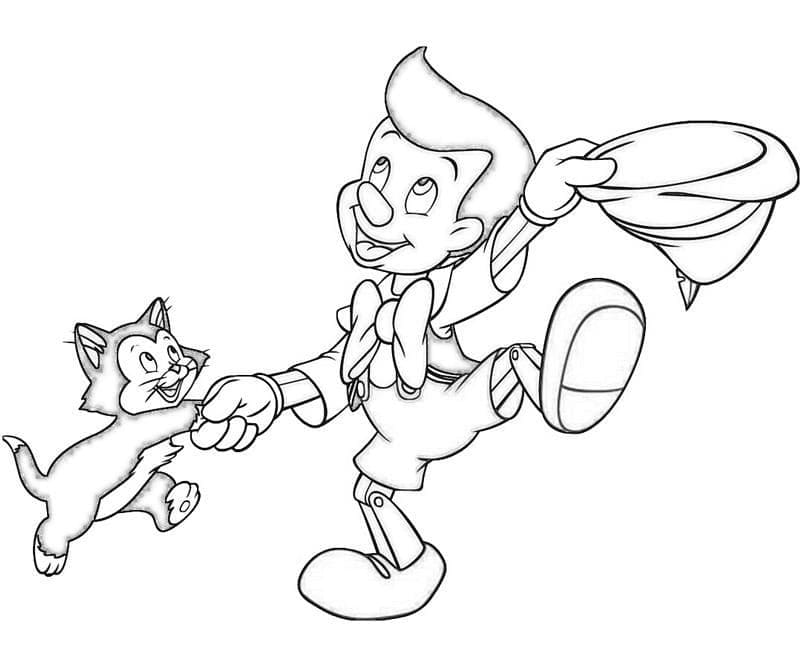 Dibujo gratuito Pinocchio #199778 de la coleccion Películas de Animación para imprimir