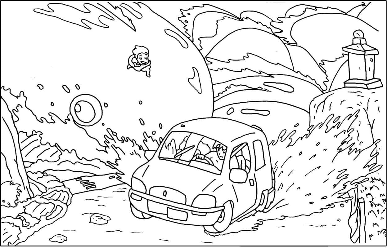 Dibujo gratuito Ponyo #196830 de la coleccion Películas de Animación para imprimir