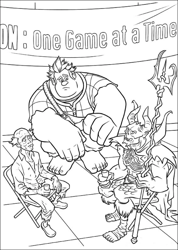 Dibujo gratuito Ralph el Demoledor #130610 de la coleccion Películas de Animación para imprimir