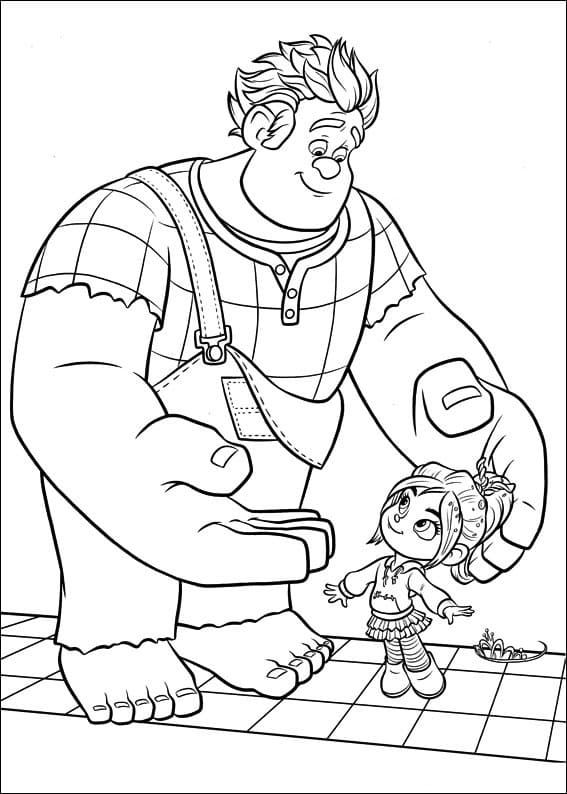 Dibujo gratuito Ralph el Demoledor #206232 de la coleccion Películas de Animación para imprimir