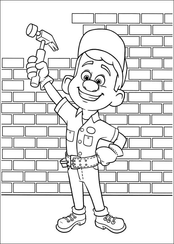 Dibujo gratuito Ralph el Demoledor #206259 de la coleccion Películas de Animación para imprimir