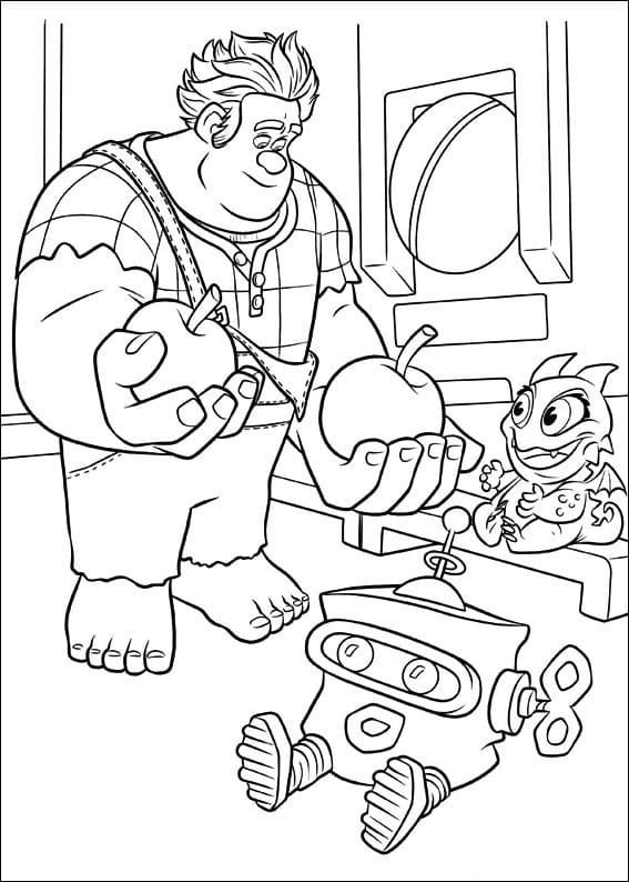 Dibujo gratuito Ralph el Demoledor #206260 de la coleccion Películas de Animación para imprimir