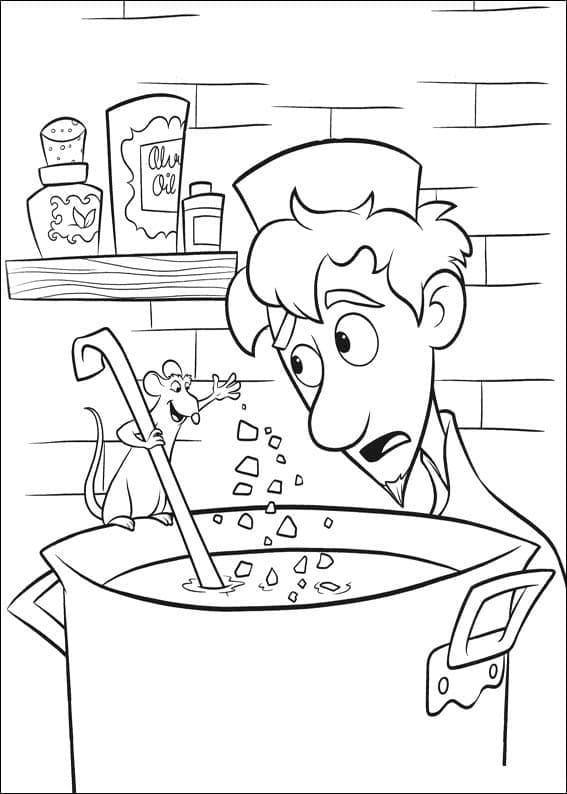 Dibujo gratuito Ratatouille #195361 de la coleccion Películas de Animación para imprimir