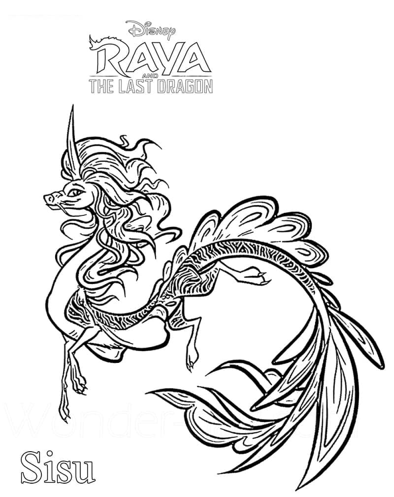 Dibujo gratuito Raya y the Last Dragon #178948 de la coleccion Películas de Animación para imprimir