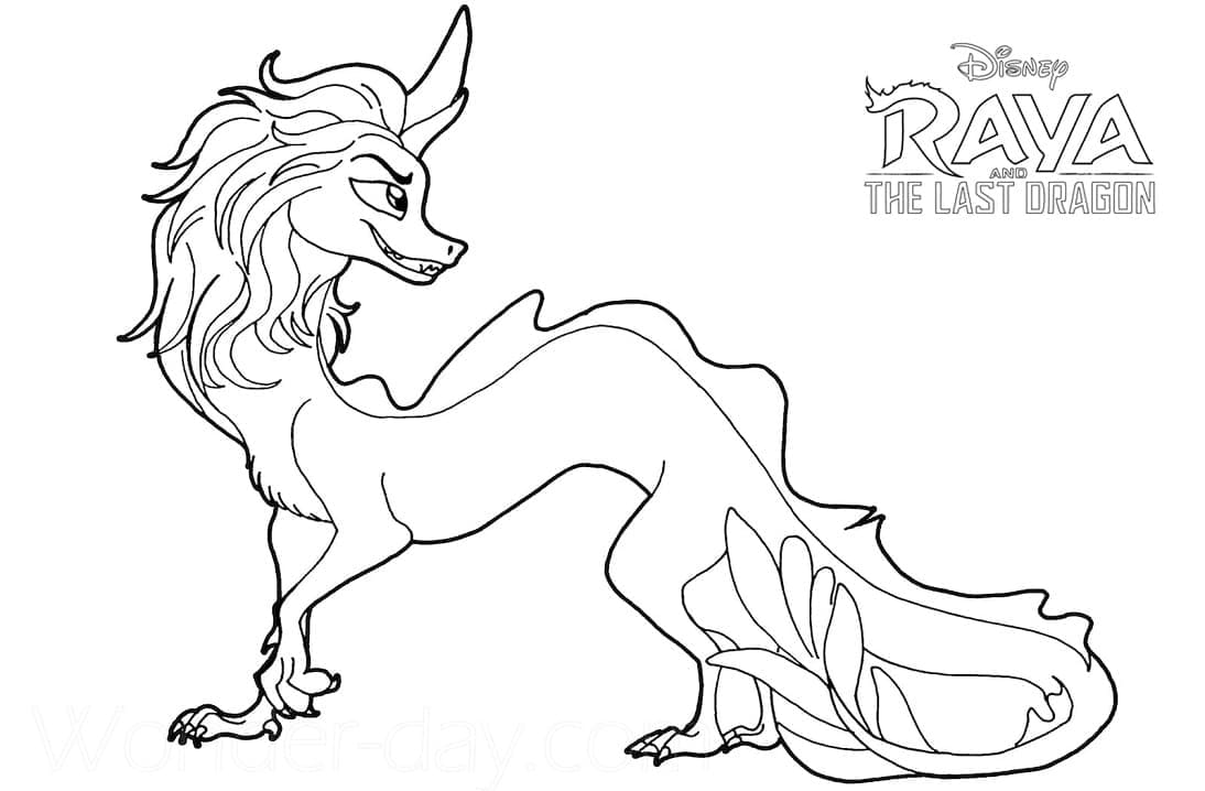 Dibujo gratuito Raya y the Last Dragon #178967 de la coleccion Películas de Animación para imprimir