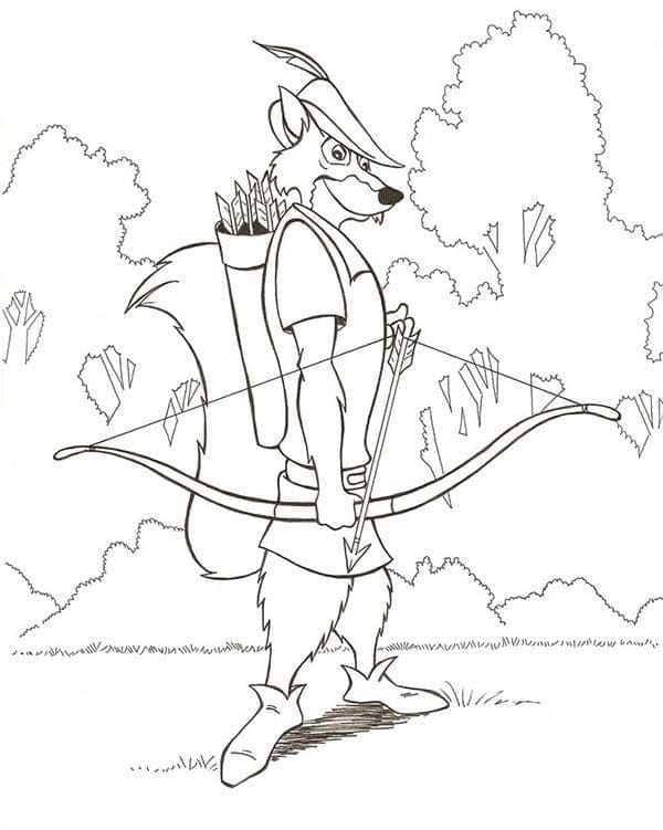 Dibujo gratuito Robin Hood #187016 de la coleccion Películas de Animación para imprimir