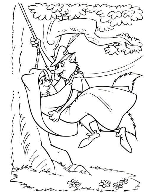 Dibujo gratuito Robin Hood #187022 de la coleccion Películas de Animación para imprimir