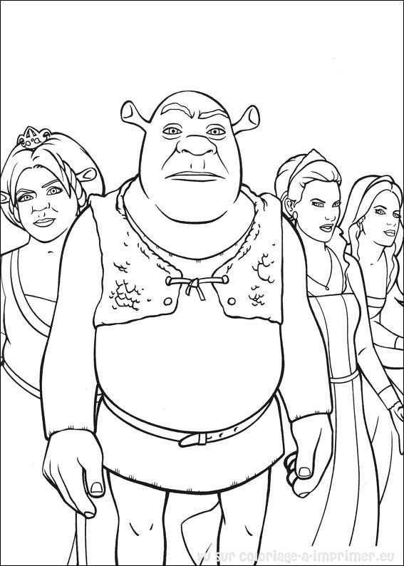 Dibujo para colorear: Shrek (Películas de animación) #115140 - Dibujos para Colorear e Imprimir Gratis