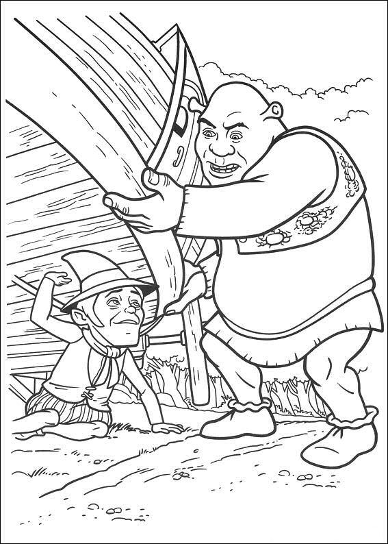 Dibujo para colorear: Shrek (Películas de animación) #115141 - Dibujos para Colorear e Imprimir Gratis