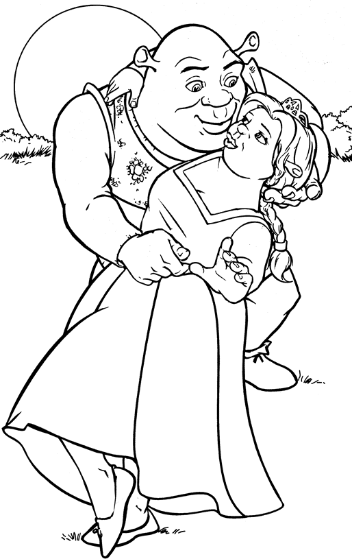 Dibujo para colorear: Shrek (Películas de animación) #115147 - Dibujos para Colorear e Imprimir Gratis