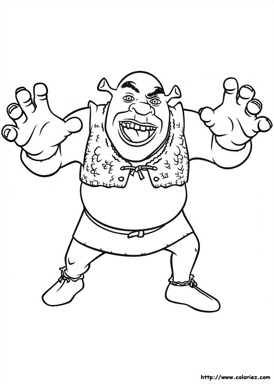 Dibujo para colorear: Shrek (Películas de animación) #115171 - Dibujos para Colorear e Imprimir Gratis