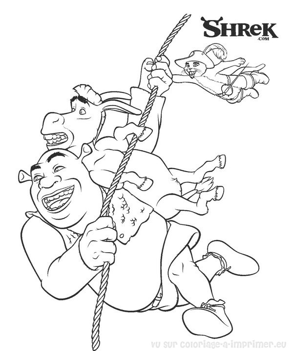 Dibujo para colorear: Shrek (Películas de animación) #115183 - Dibujos para Colorear e Imprimir Gratis