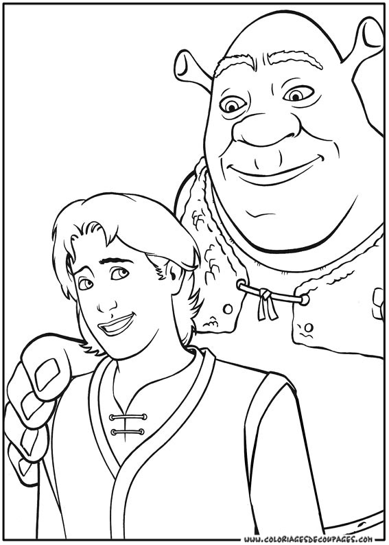 Dibujo para colorear: Shrek (Películas de animación) #115192 - Dibujos para Colorear e Imprimir Gratis