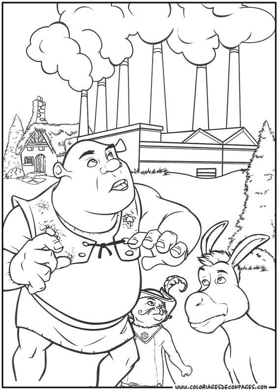 Dibujo para colorear: Shrek (Películas de animación) #115219 - Dibujos para Colorear e Imprimir Gratis