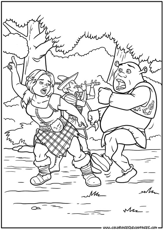 Dibujo para colorear: Shrek (Películas de animación) #115222 - Dibujos para Colorear e Imprimir Gratis