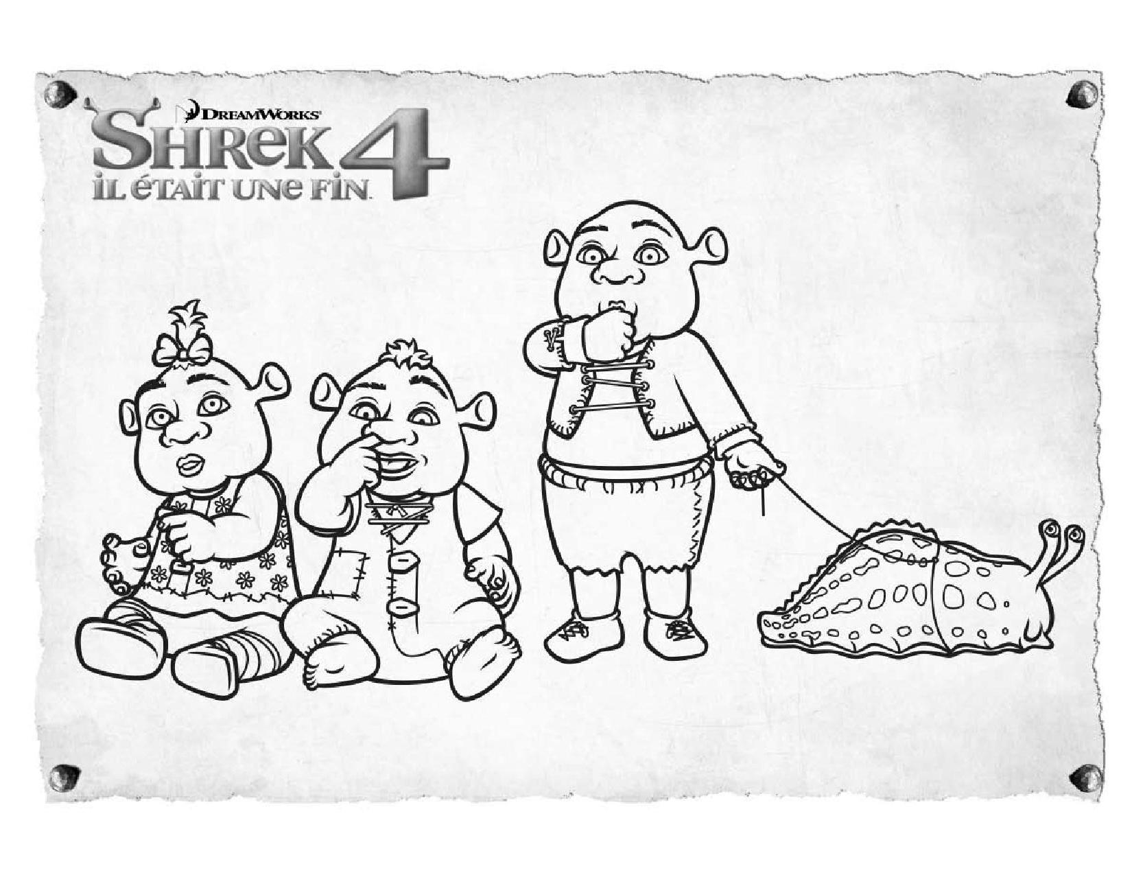 Dibujo para colorear: Shrek (Películas de animación) #115224 - Dibujos para Colorear e Imprimir Gratis