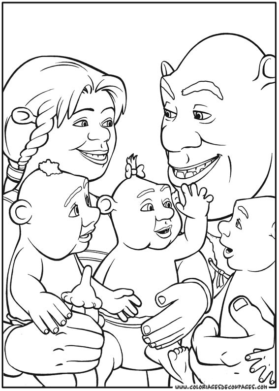 Dibujo para colorear: Shrek (Películas de animación) #115250 - Dibujos para Colorear e Imprimir Gratis