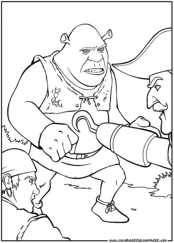 Dibujo para colorear: Shrek (Películas de animación) #115253 - Dibujos para Colorear e Imprimir Gratis