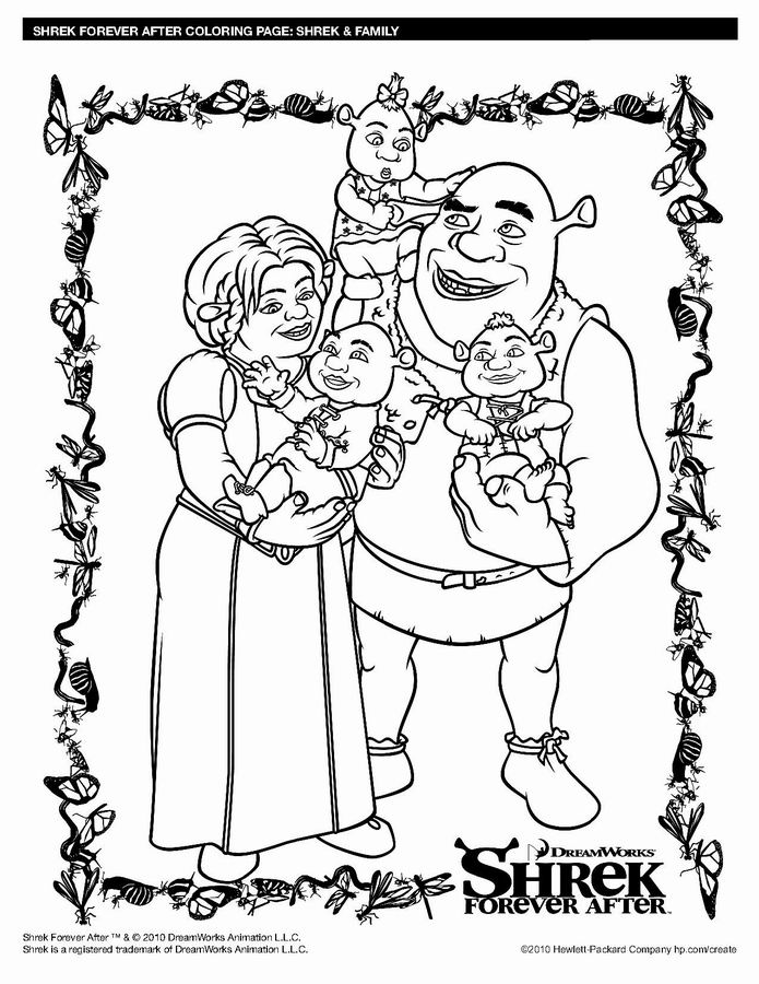 Dibujo para colorear: Shrek (Películas de animación) #115276 - Dibujos para Colorear e Imprimir Gratis