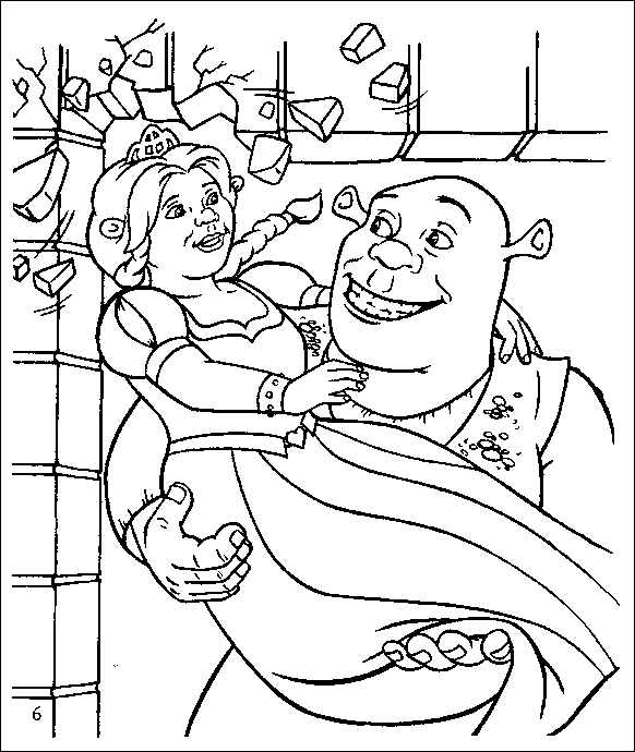 Dibujo para colorear: Shrek (Películas de animación) #115287 - Dibujos para Colorear e Imprimir Gratis