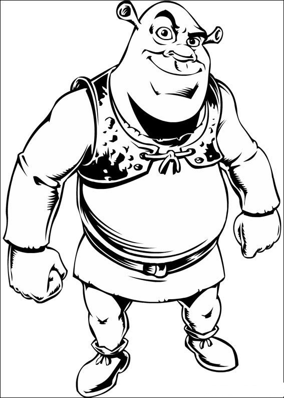 Dibujo para colorear: Shrek (Películas de animación) #115297 - Dibujos para Colorear e Imprimir Gratis