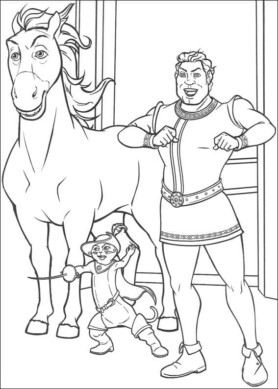 Dibujo gratuito Shrek #198298 de la coleccion Películas de Animación para imprimir