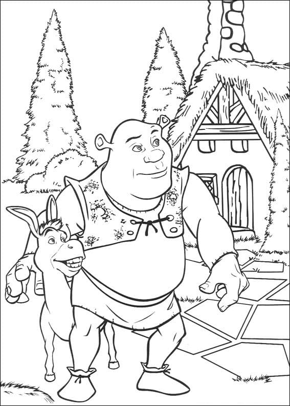 Dibujo gratuito Shrek #198301 de la coleccion Películas de Animación para imprimir