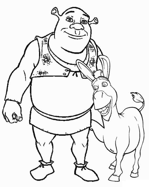 Dibujo gratuito Shrek #198313 de la coleccion Películas de Animación para imprimir