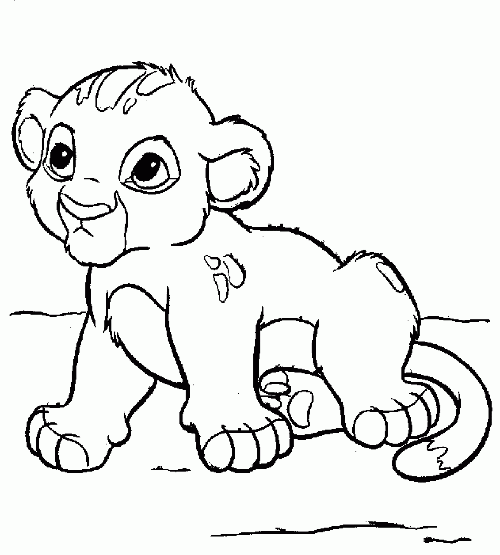 Dibujo para colorear: Simba (Películas de animación) #169991 - Dibujos para Colorear e Imprimir Gratis
