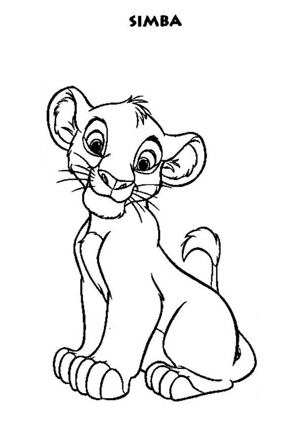 Dibujo para colorear: Simba (Películas de animación) #169997 - Dibujos para Colorear e Imprimir Gratis