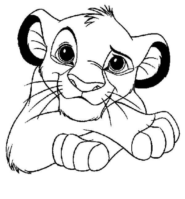 Dibujo para colorear: Simba (Películas de animación) #170006 - Dibujos para Colorear e Imprimir Gratis