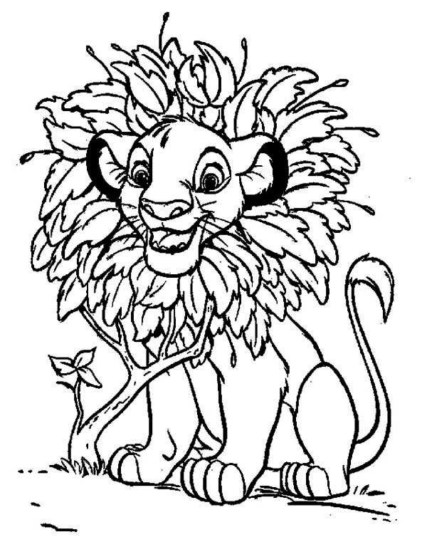 Dibujo para colorear: Simba (Películas de animación) #170023 - Dibujos para Colorear e Imprimir Gratis