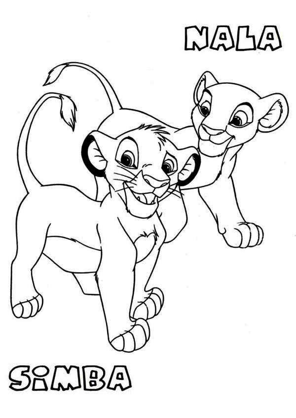 Dibujo para colorear: Simba (Películas de animación) #170024 - Dibujos para Colorear e Imprimir Gratis