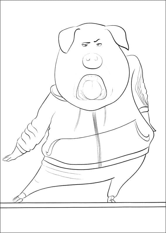Dibujo gratuito Sing #186065 de la coleccion Películas de Animación para imprimir