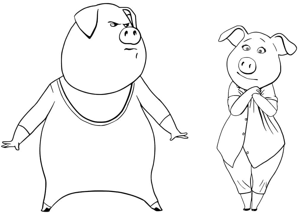 Dibujo gratuito Sing #186067 de la coleccion Películas de Animación para imprimir
