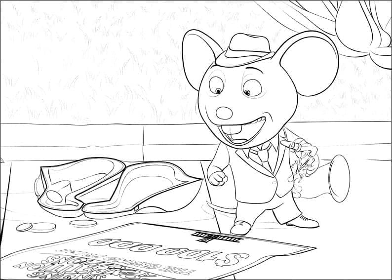 Dibujo gratuito Sing #186074 de la coleccion Películas de Animación para imprimir Dibujo gratuito Sing #186074 de la coleccion Películas de Animación para imprimir