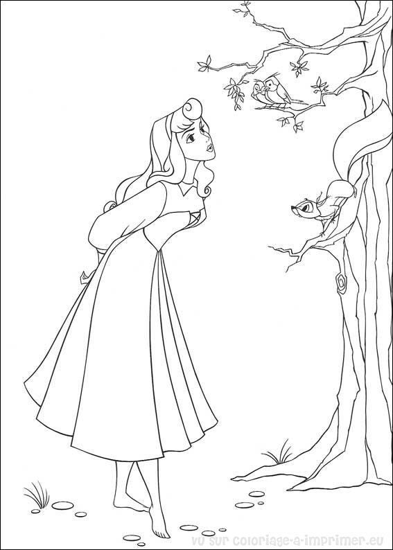 Dibujo para colorear: Sleeping Beauty (Películas de animación) #130756 - Dibujos para Colorear e Imprimir Gratis