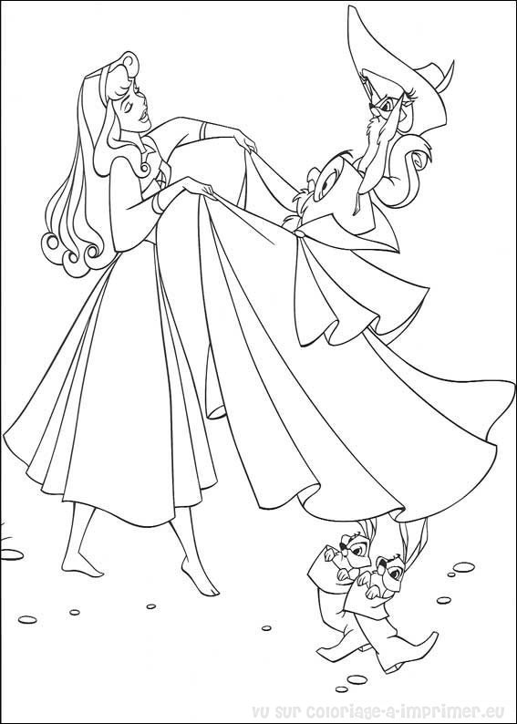 Dibujo para colorear: Sleeping Beauty (Películas de animación) #130786 - Dibujos para Colorear e Imprimir Gratis