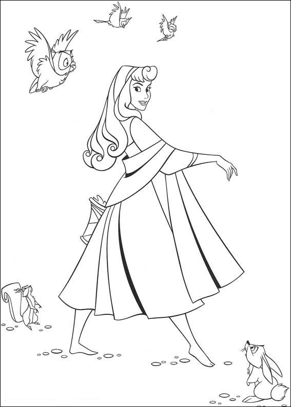 Dibujo para colorear: Sleeping Beauty (Películas de animación) #130818 - Dibujos para Colorear e Imprimir Gratis