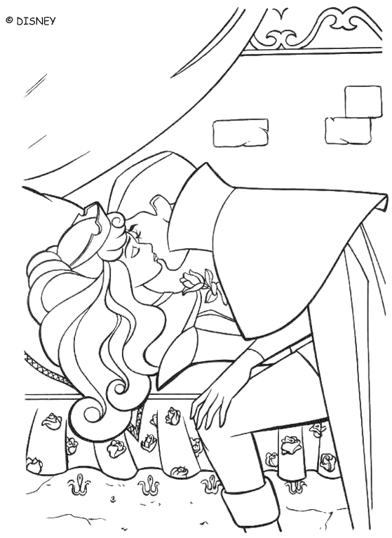 Dibujo para colorear: Sleeping Beauty (Películas de animación) #130830 - Dibujos para Colorear e Imprimir Gratis