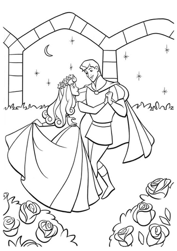 Dibujo para colorear: Sleeping Beauty (Películas de animación) #130847 - Dibujos para Colorear e Imprimir Gratis