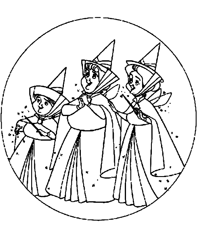 Dibujo para colorear: Sleeping Beauty (Películas de animación) #130869 - Dibujos para Colorear e Imprimir Gratis