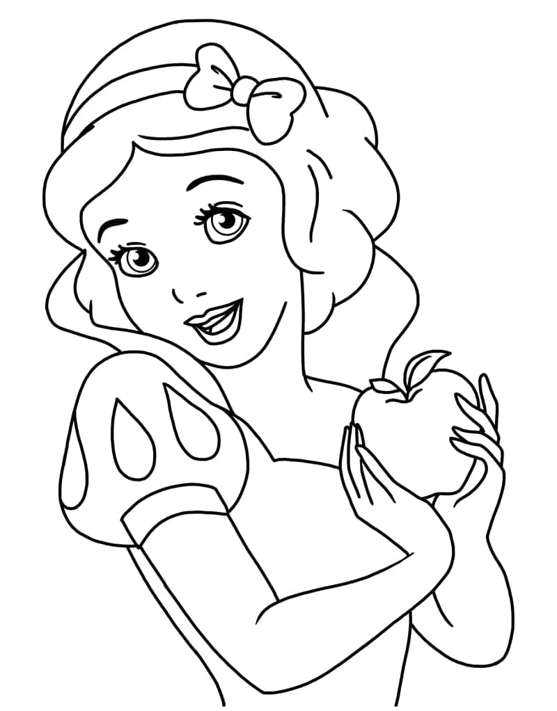 Dibujo gratuito Snow White #178565 de la coleccion Películas de Animación para imprimir