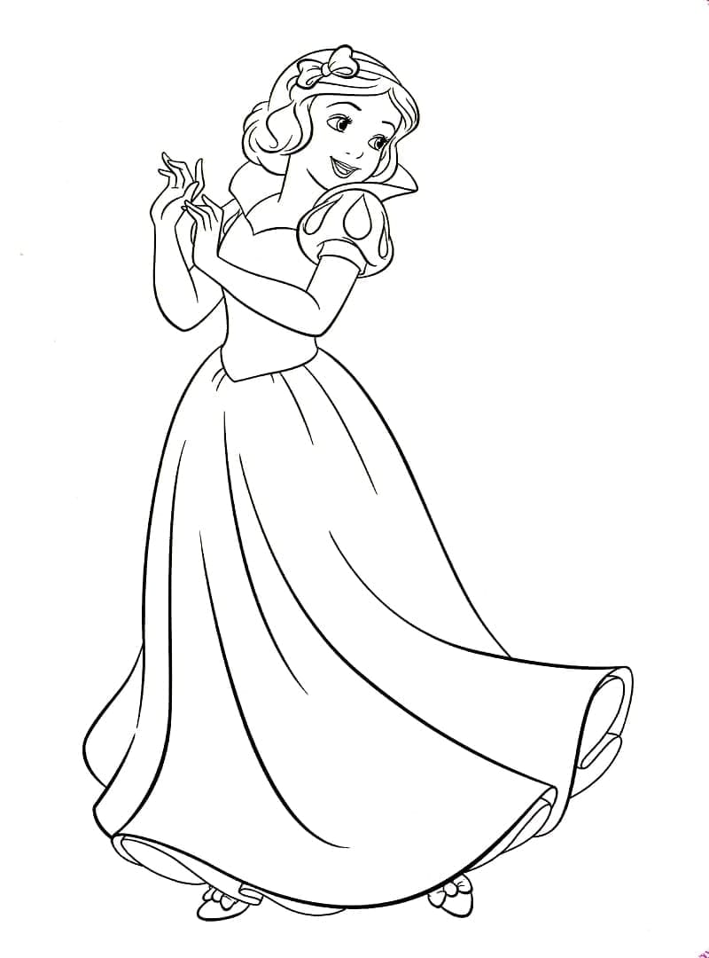 Dibujo gratuito Snow White #178576 de la coleccion Películas de Animación para imprimir