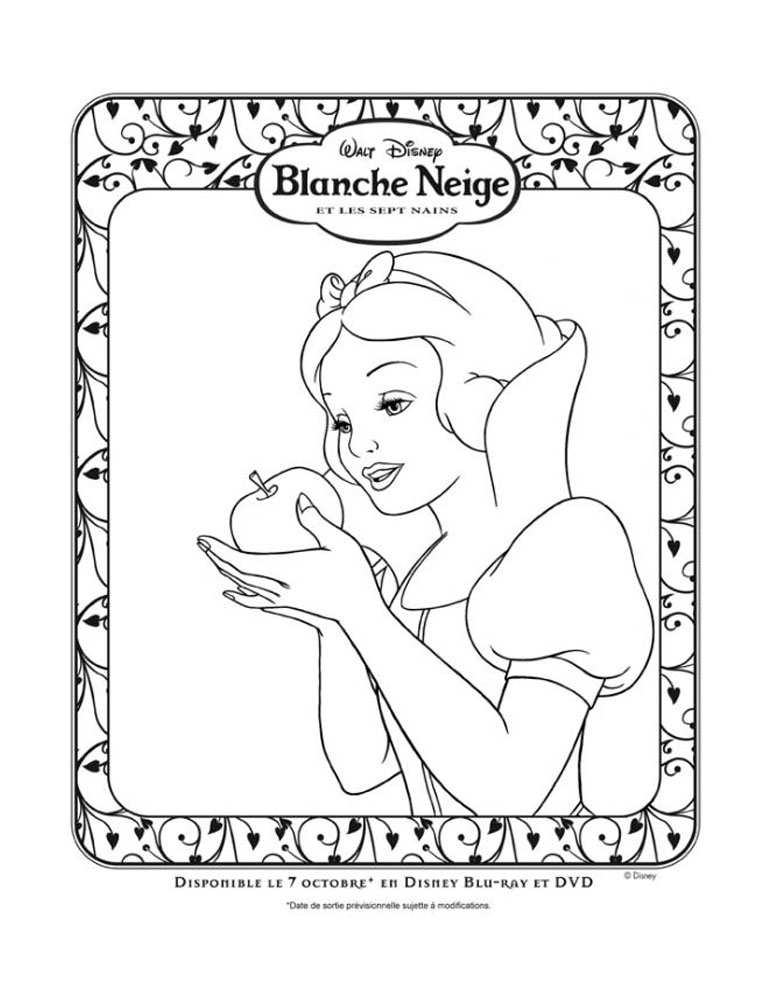 Dibujo para colorear: Snow White and the Seven Dwarfs (Películas de animación) #133865 - Dibujos para Colorear e Imprimir Gratis