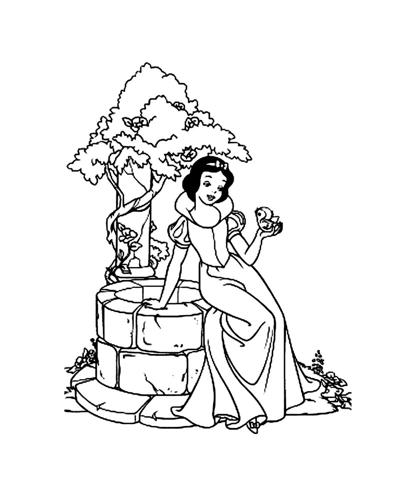 Dibujo para colorear: Snow White and the Seven Dwarfs (Películas de animación) #133868 - Dibujos para Colorear e Imprimir Gratis