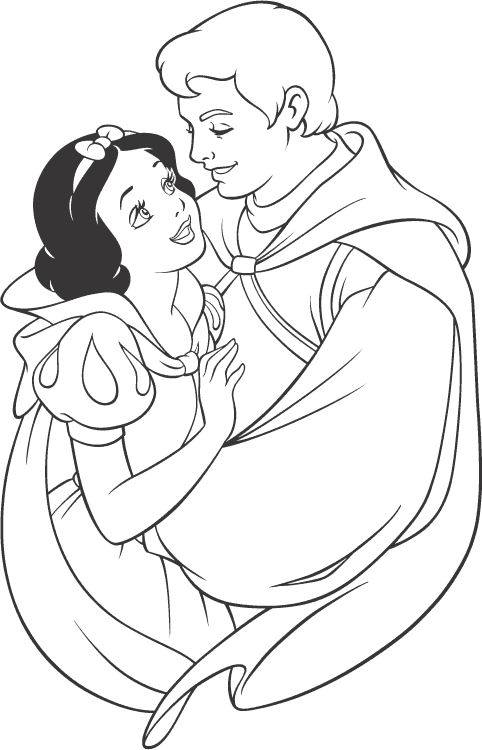 Dibujo para colorear: Snow White and the Seven Dwarfs (Películas de animación) #133884 - Dibujos para Colorear e Imprimir Gratis