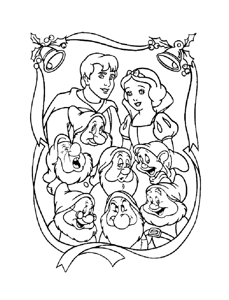 Dibujo para colorear: Snow White and the Seven Dwarfs (Películas de animación) #133903 - Dibujos para Colorear e Imprimir Gratis