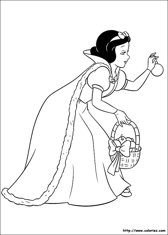 Dibujo para colorear: Snow White and the Seven Dwarfs (Películas de animación) #133930 - Dibujos para Colorear e Imprimir Gratis